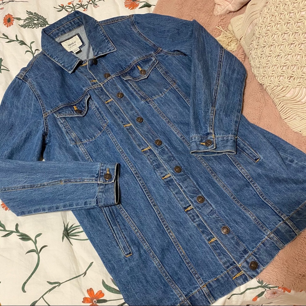 Forever 21 Long Denim Jacket